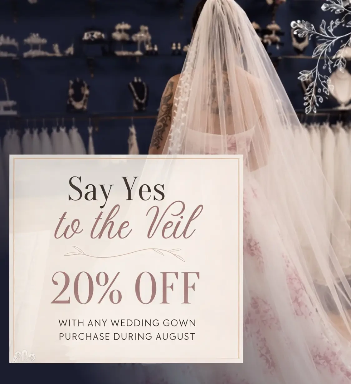 Say Yes to the Veil Mobile Banner