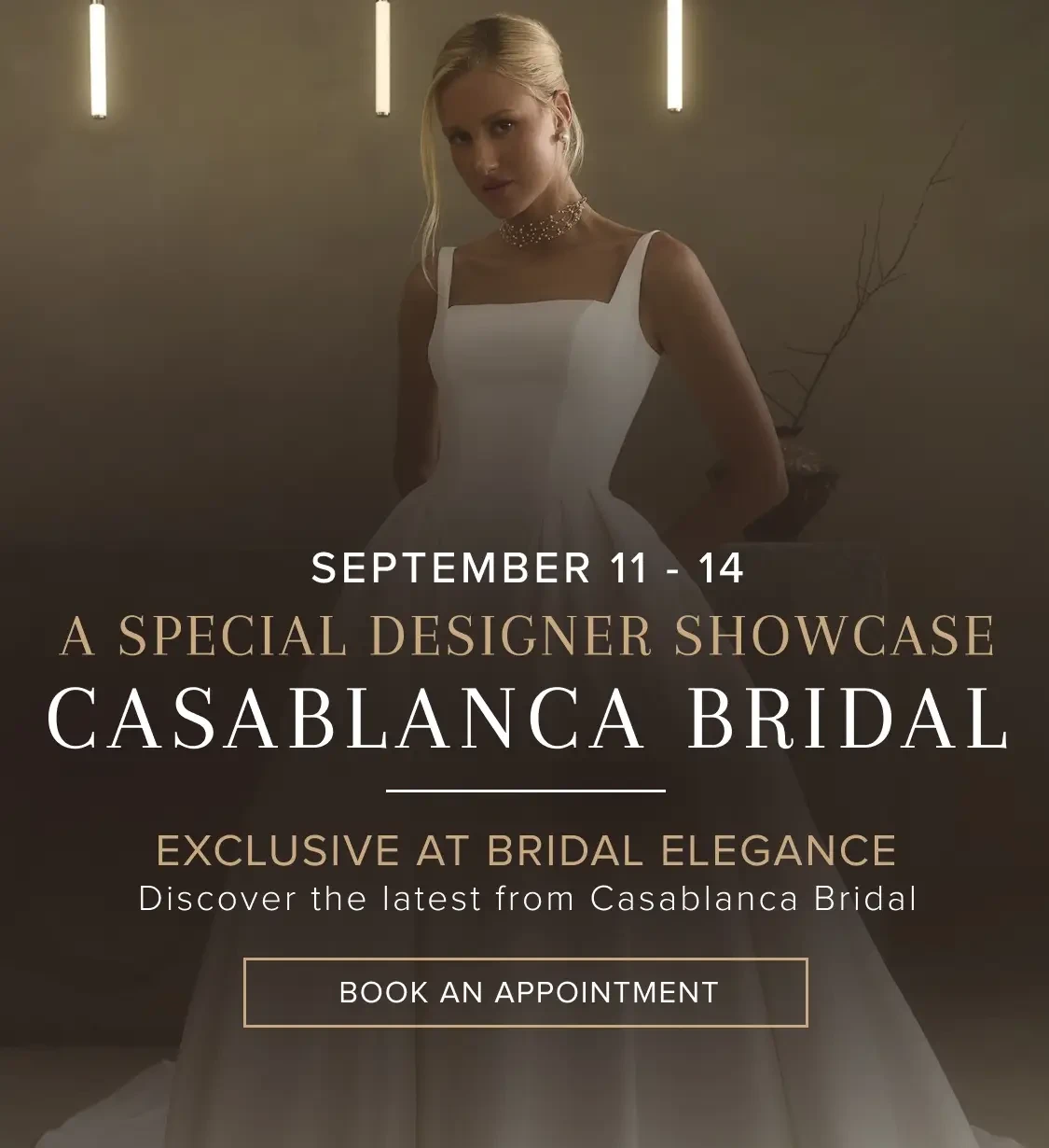 Casablanca Bridal Mobile Banner