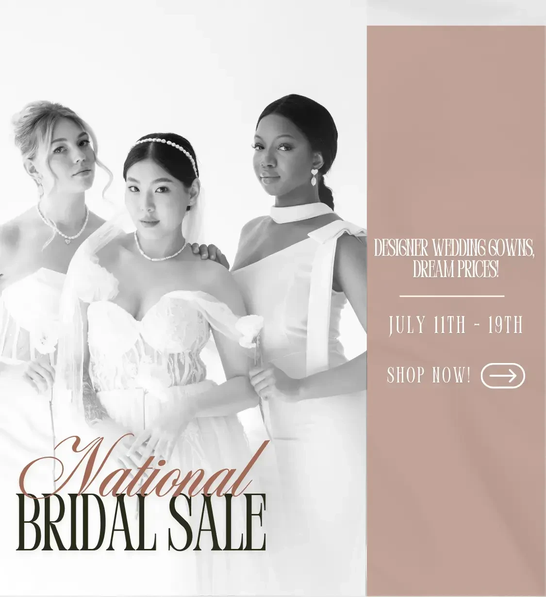 National Bridal Sale Mobile Banner